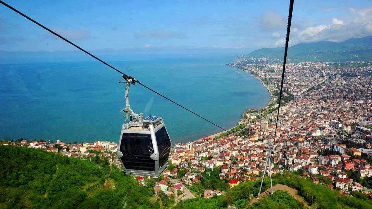 Cable Car Ride in Boztepe, Ordu 